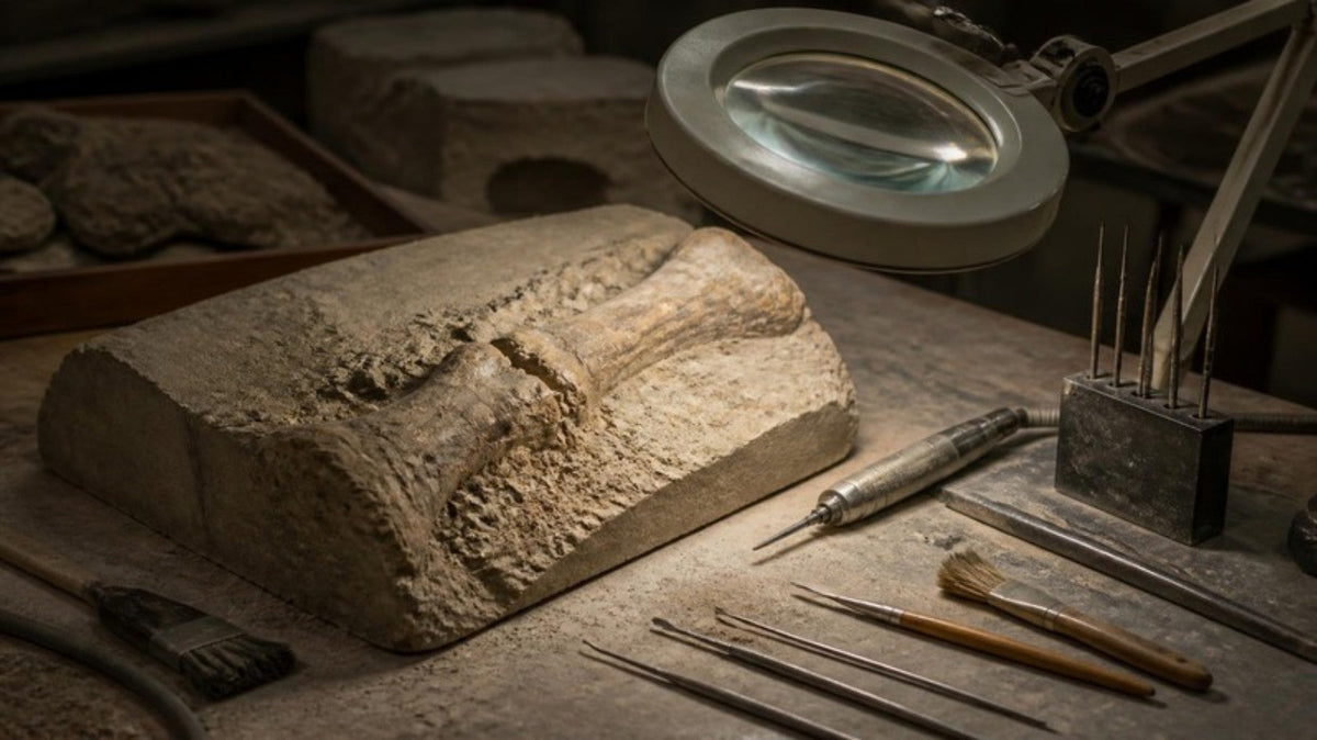 How Fossils Are Prepared: From the Rock to the Collection