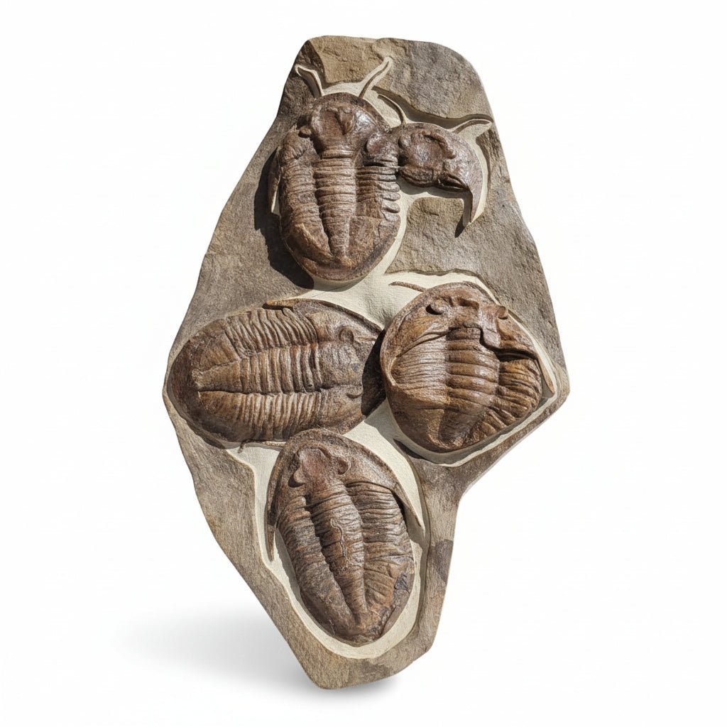 Indeterminate (likely Drotops / Phacops sp. Fossil in Matrix – AD-18572 - PaleoDeserts