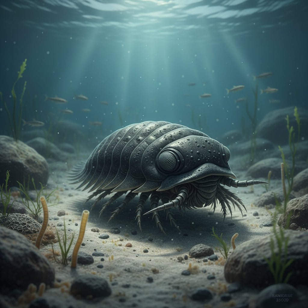 Indeterminate (likely Drotops / Phacops sp. Fossil in Matrix – AD-18572 - PaleoDeserts