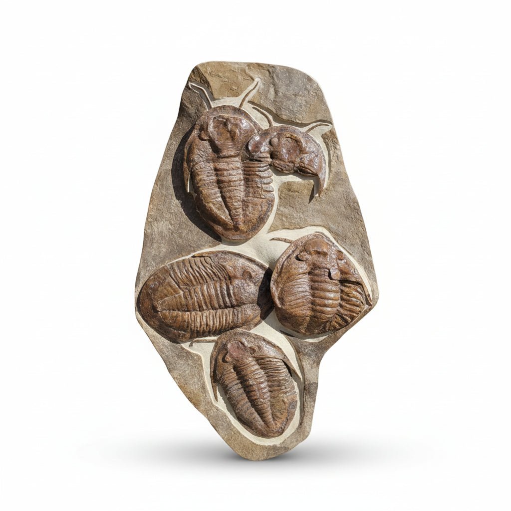 Indeterminate (likely Drotops / Phacops sp. Fossil in Matrix – AD-18572 - PaleoDeserts