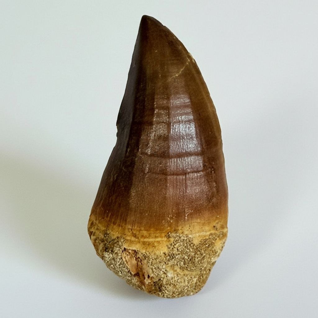 Mosasaur Prognathodon sp. Fossil Tooth, 7 cm – AD-17818 - PaleoDeserts