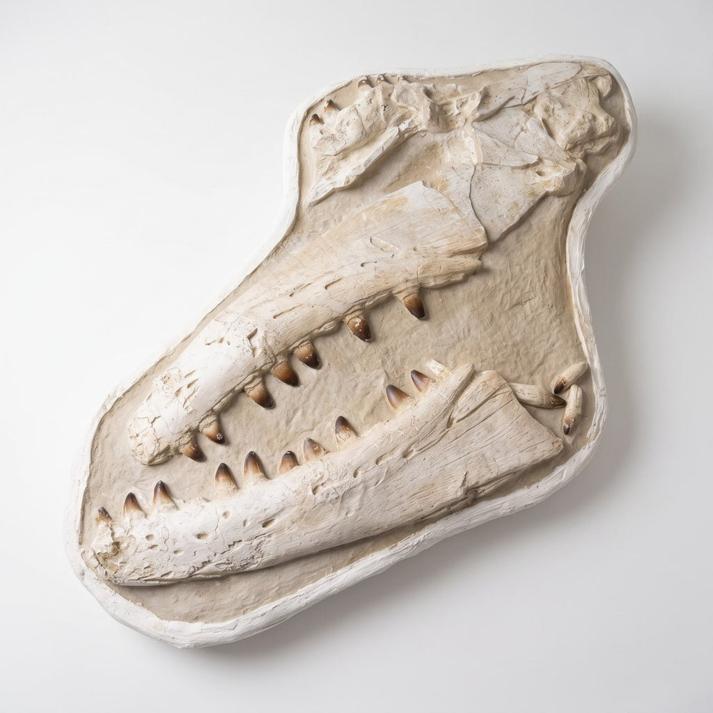 Mosasaur sp. Skull Fossil, 57 in / 145 cm – AD-18987 - PaleoDeserts
