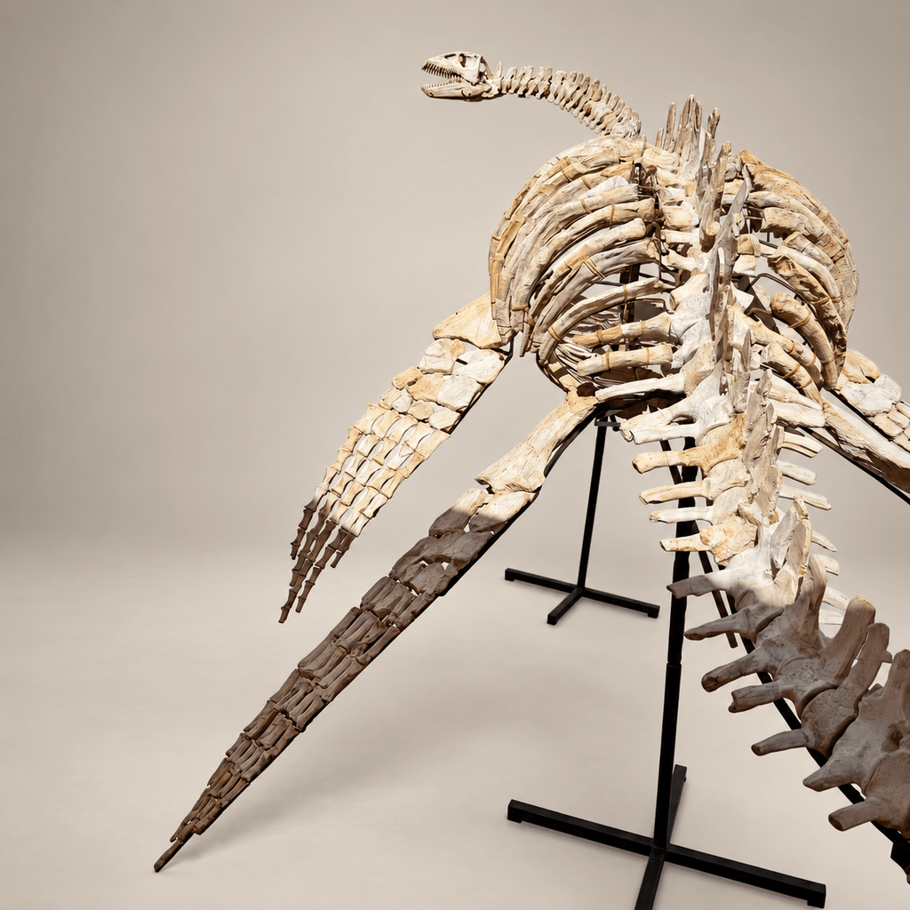 Original Plesiosaur Skeleton Zarafasaura oceanis Fossils, 21 feet – PD-PSS-0640 - PaleoDeserts