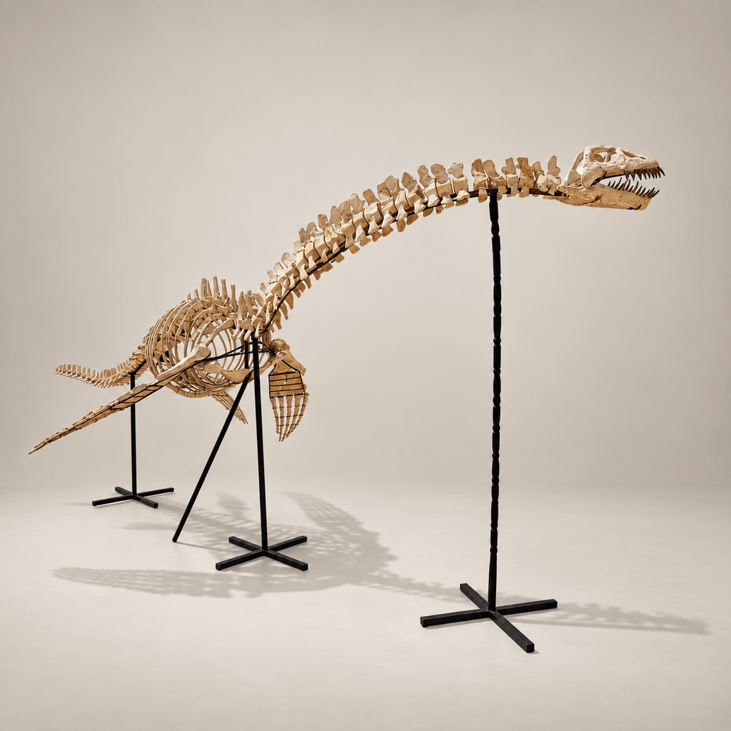 Original Plesiosaur Skeleton Zarafasaura oceanis Fossils, 21 feet – PD-PSS-0640 - PaleoDeserts