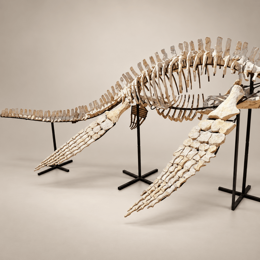 Original Plesiosaur Skeleton Zarafasaura oceanis Fossils, 21 feet – PD-PSS-0640 - PaleoDeserts