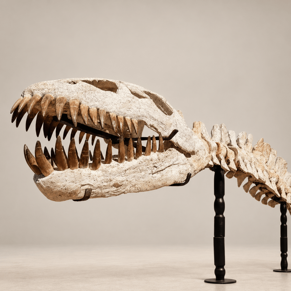 Original Plesiosaur Skeleton Zarafasaura oceanis Fossils, 21 feet – PD-PSS-0640 - PaleoDeserts