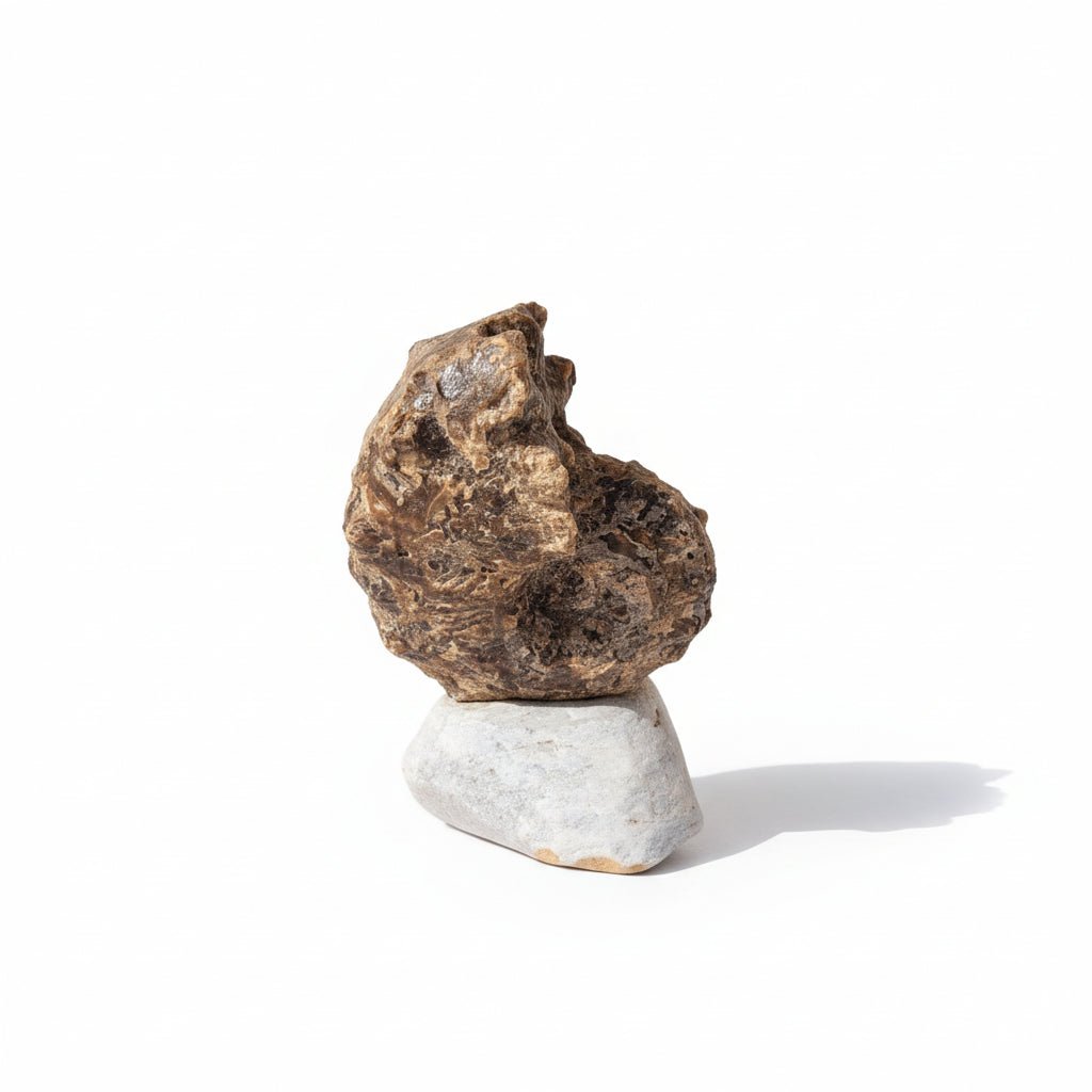 Perisphinctes Fossil in Matrix, 15 cm – AD-18693 - PaleoDeserts