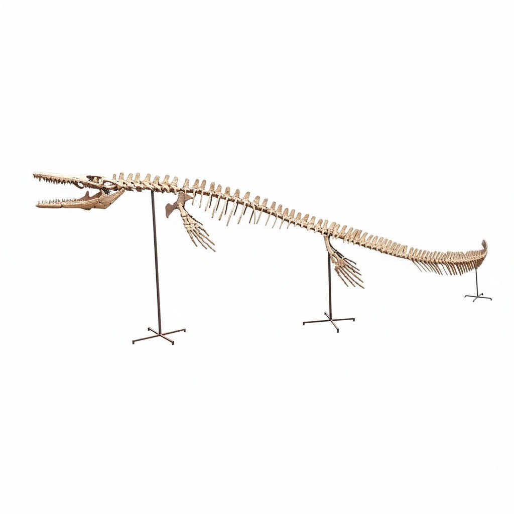 platecarpus Skeleton Fossil, 197 in – AD-16603 - PaleoDeserts
