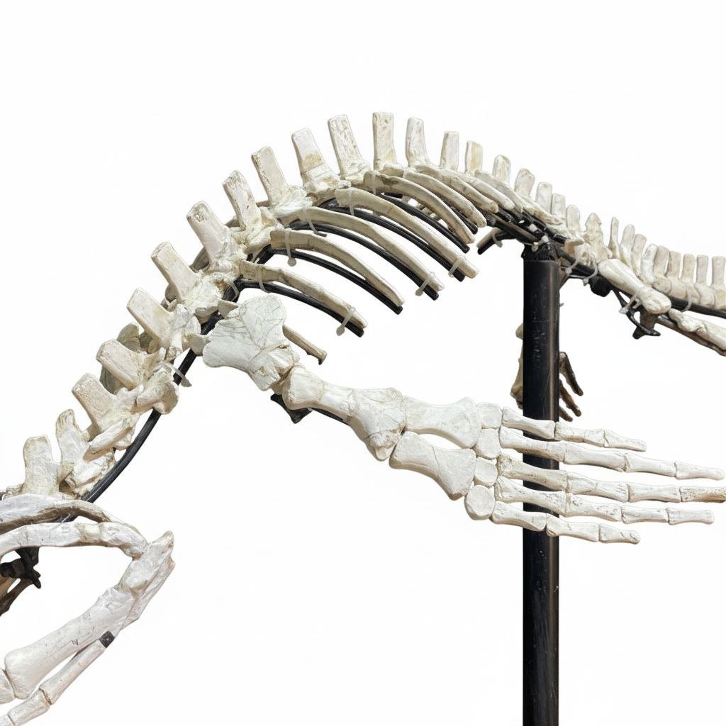 Small-bodied Mosasaur Skeleton Fossil, 1.8 m – AD-17445 - PaleoDeserts