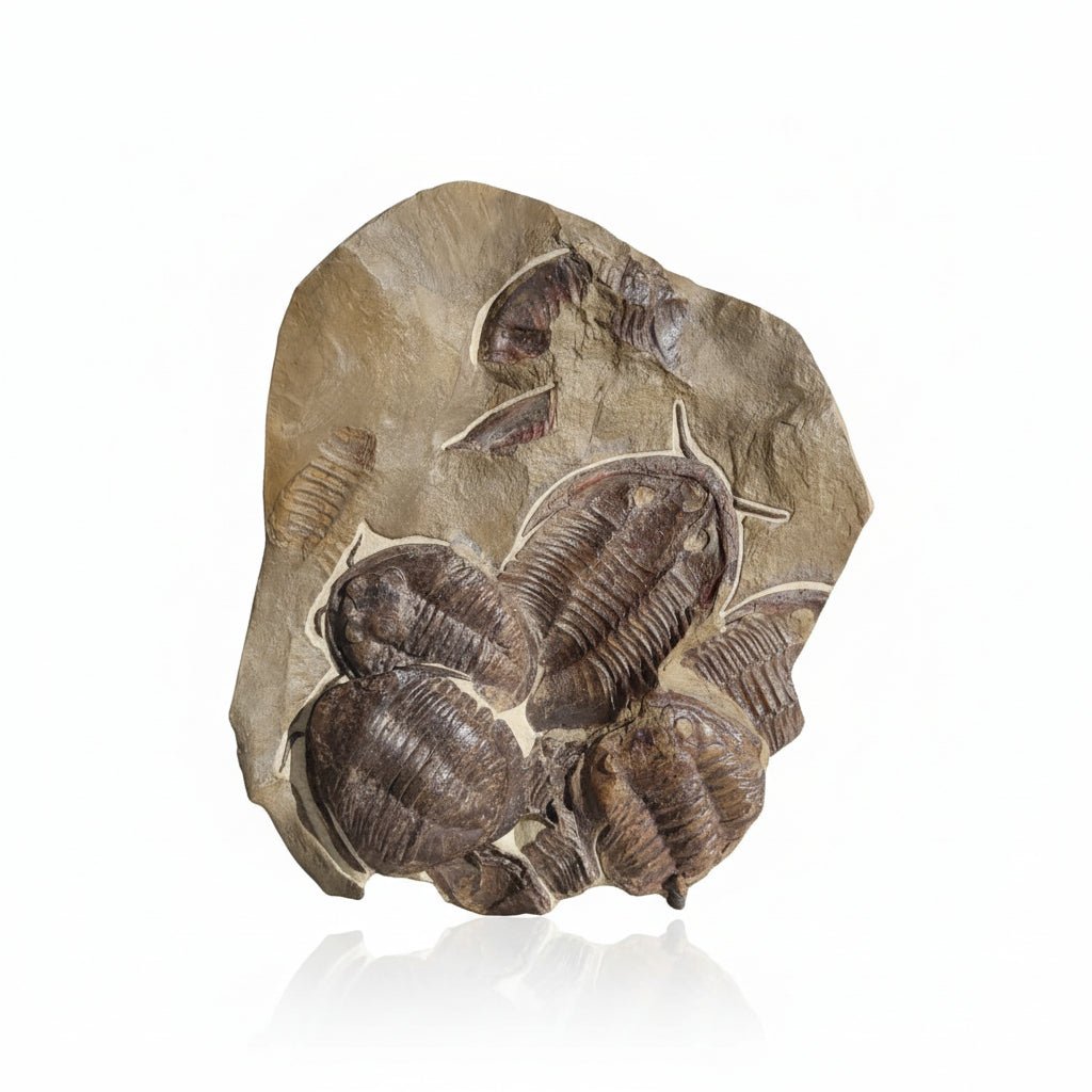 Trilobite (exact sp. Fossil in Matrix – AD-18587 - PaleoDeserts