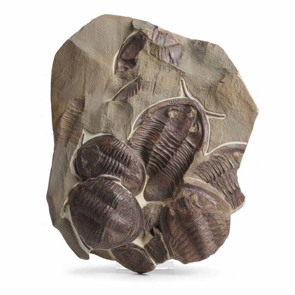 Trilobite (exact sp. Fossil in Matrix – AD-18587 - PaleoDeserts
