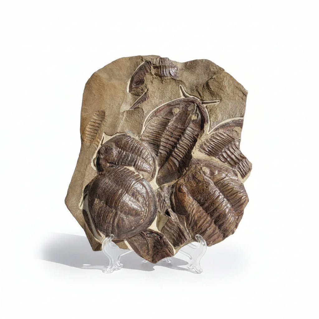 Trilobite (exact sp. Fossil in Matrix – AD-18587 - PaleoDeserts