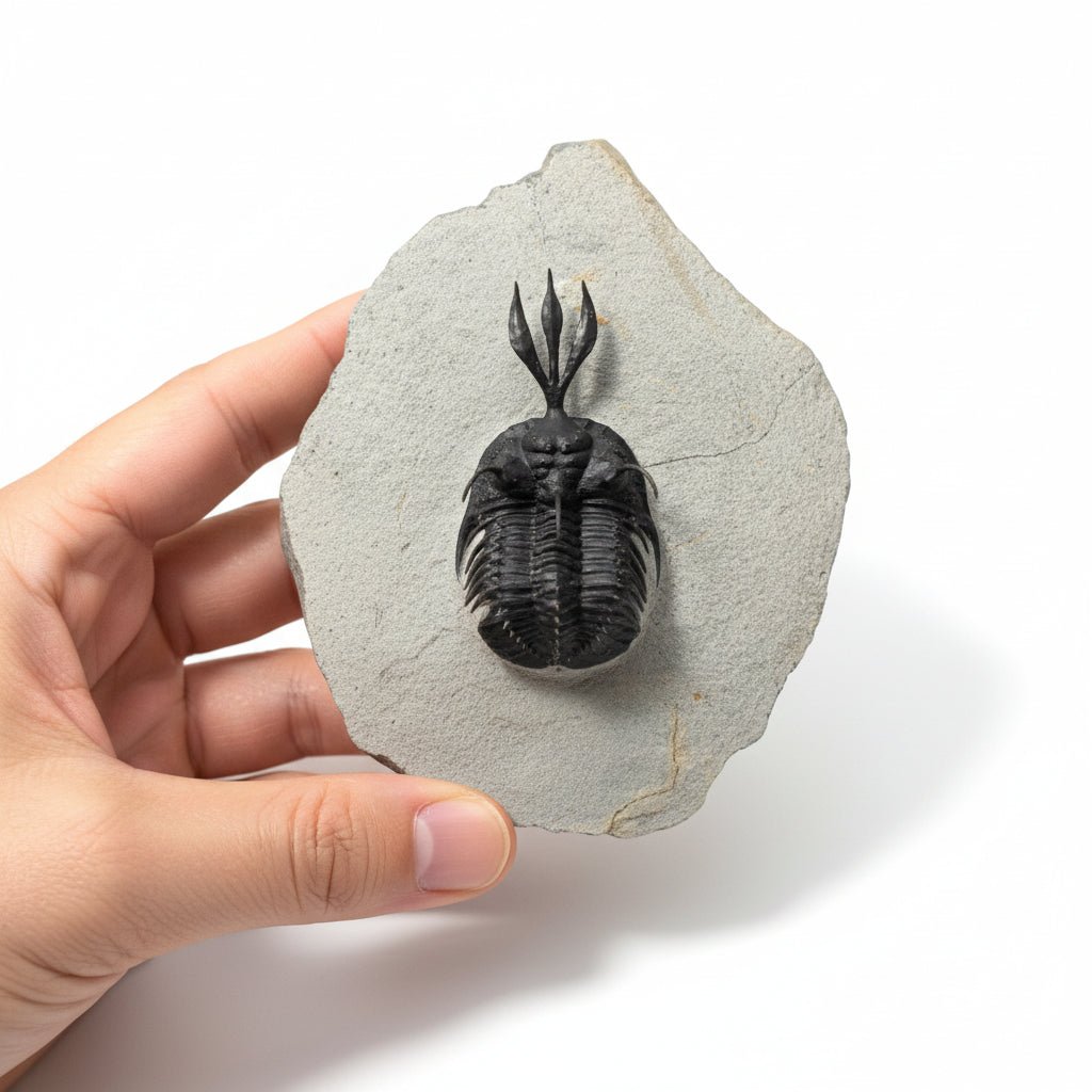 Walliserops Hammi. ✅ Fossil in Matrix, 5 cm – AD-18672 - PaleoDeserts