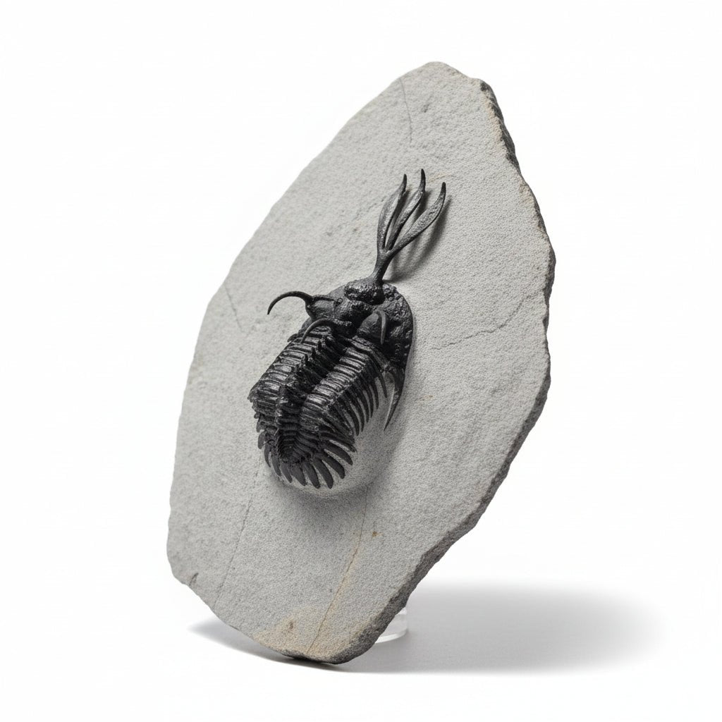 Walliserops Hammi. ✅ Fossil in Matrix, 5 cm – AD-18672 - PaleoDeserts
