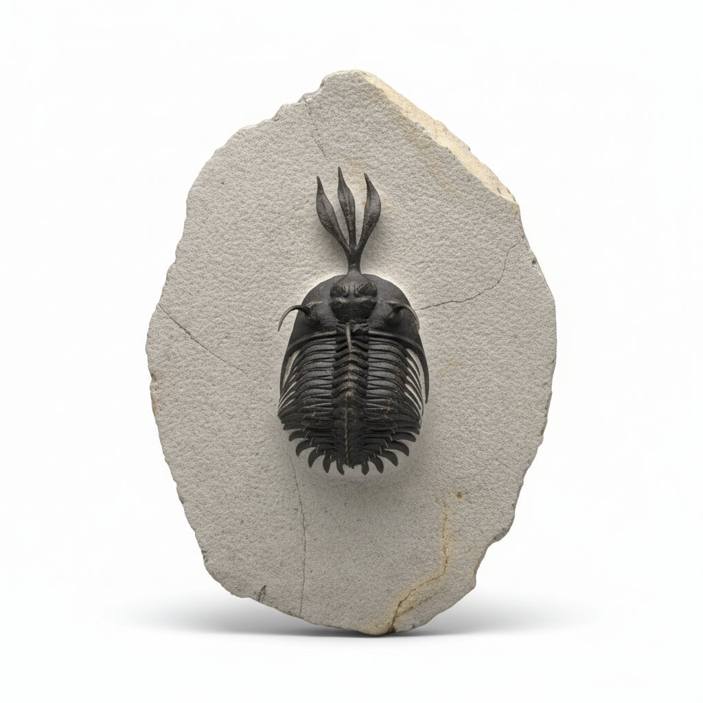 Walliserops Hammi. ✅ Fossil in Matrix, 5 cm – AD-18672 - PaleoDeserts